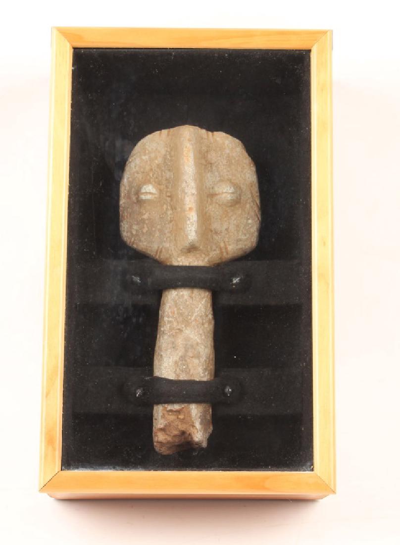 PRIMITIVE STONE CARVED FERTILITY DOLL (1 of 5)