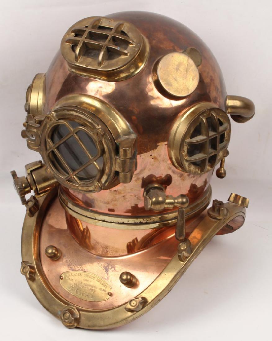 DECORATIVE COPPER BRASS MARK V DIVE HELMET (1 of 5)