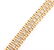 LADIES 14K YELLOW GOLD DIAMOND TENNIS BRACELET - 2