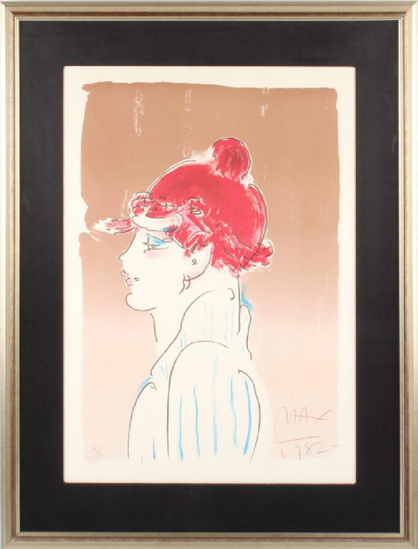 PETER MAX GIRL FROM IBIZA SIGNED LITHOGRAPH (1 of 4)