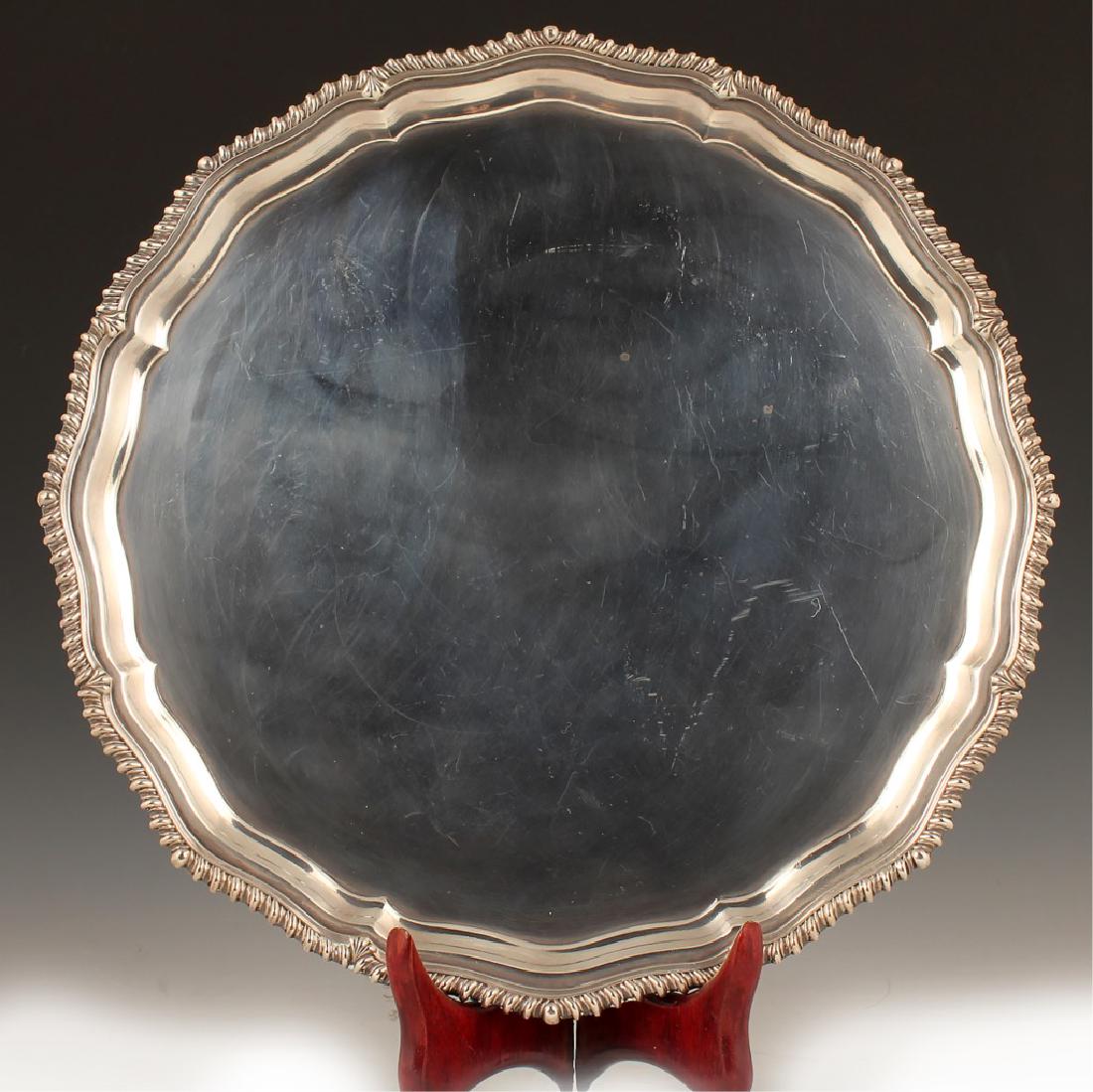 BARKER BROTHERS ENGLISH STERLING SILVER TRAY (1 of 5)