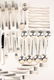 69 PC TOWLE STERLING SILVER OLD LACE FLATWARE SET - 3