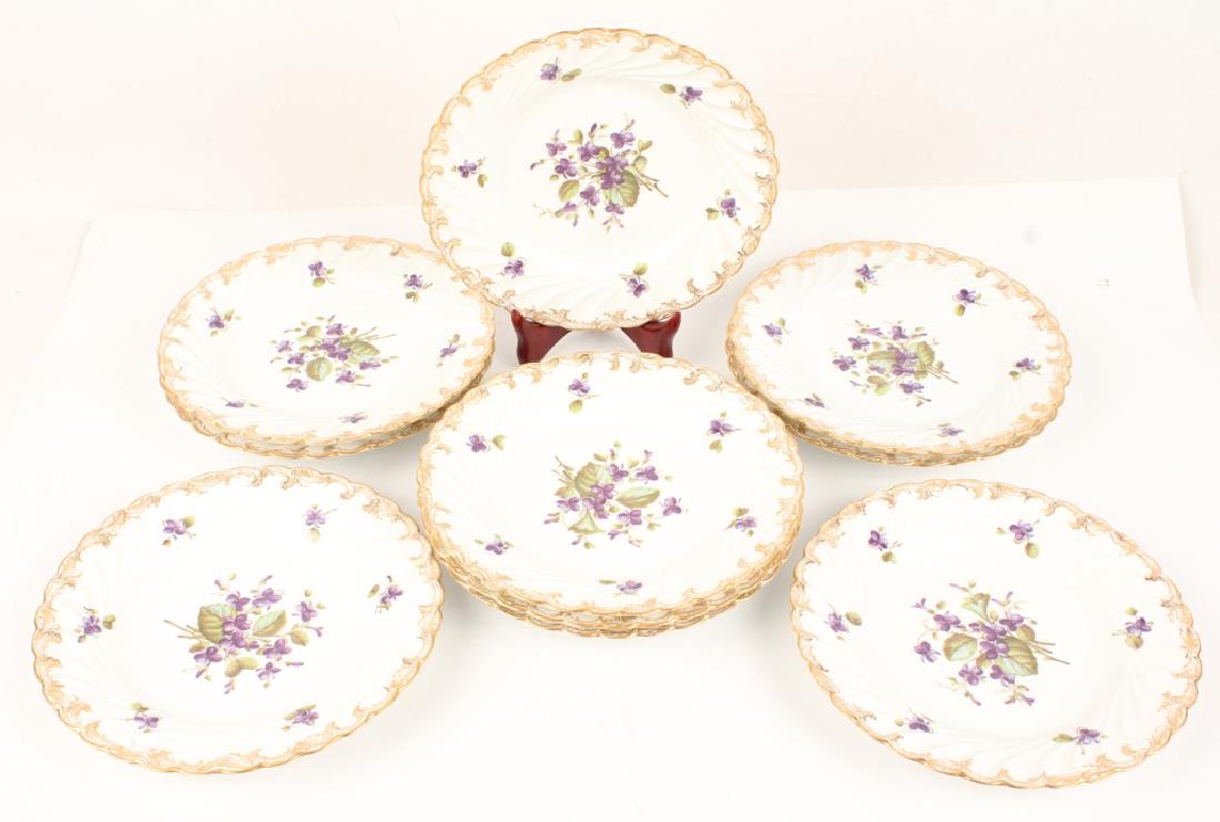 10 DRESDEN FLORAL SALAD PLATES (1 of 5)