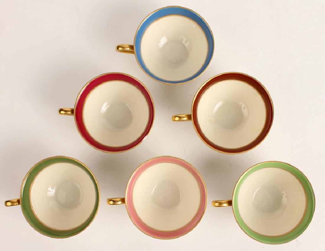 SIX MULTI COLOR TIRSCHENREUTH CHINA TEACUPS (1 of 3)