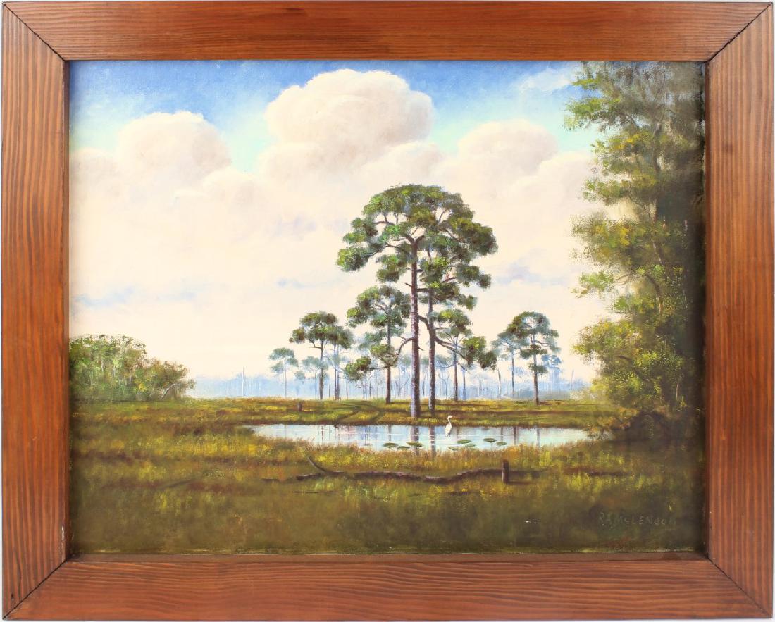 ROY MCLENDON FLORIDA HIGHWAYMEN OIL ON BOARD (1 of 5)