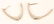 14K YELLOW GOLD DIAMOND HOOP EARRINGS - 4