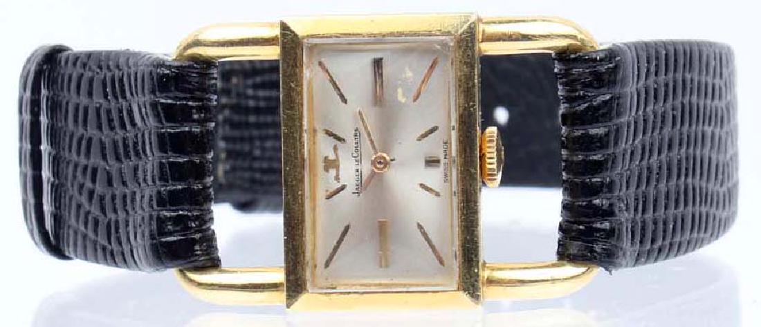 LADIES JAEGER LE COULTRE 18K GOLD WRISTWATCH (1 of 3)