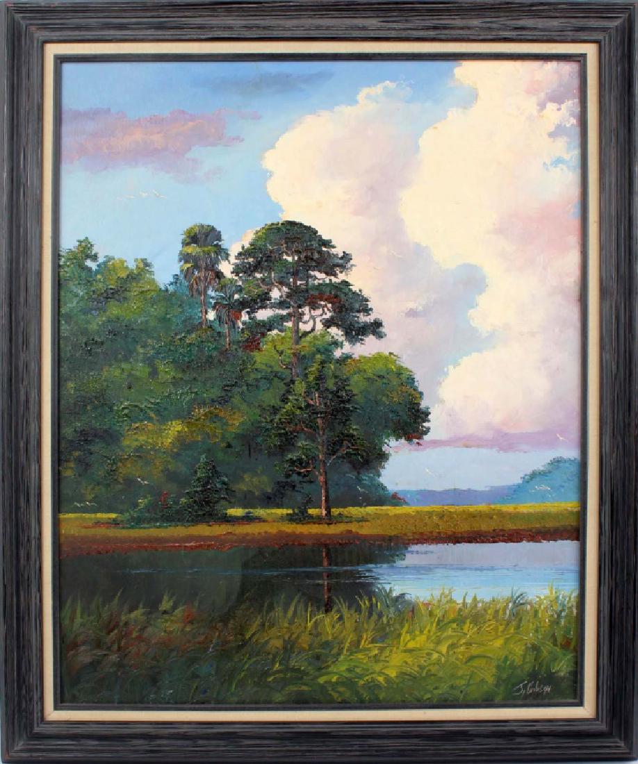 JAMES GIBSON FLORIDA HIGHWAYMEN LANDSCAPE PAINTING (1 of 4)