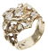 LADIES 14K GOLD DIAMOND CLUSTER RING