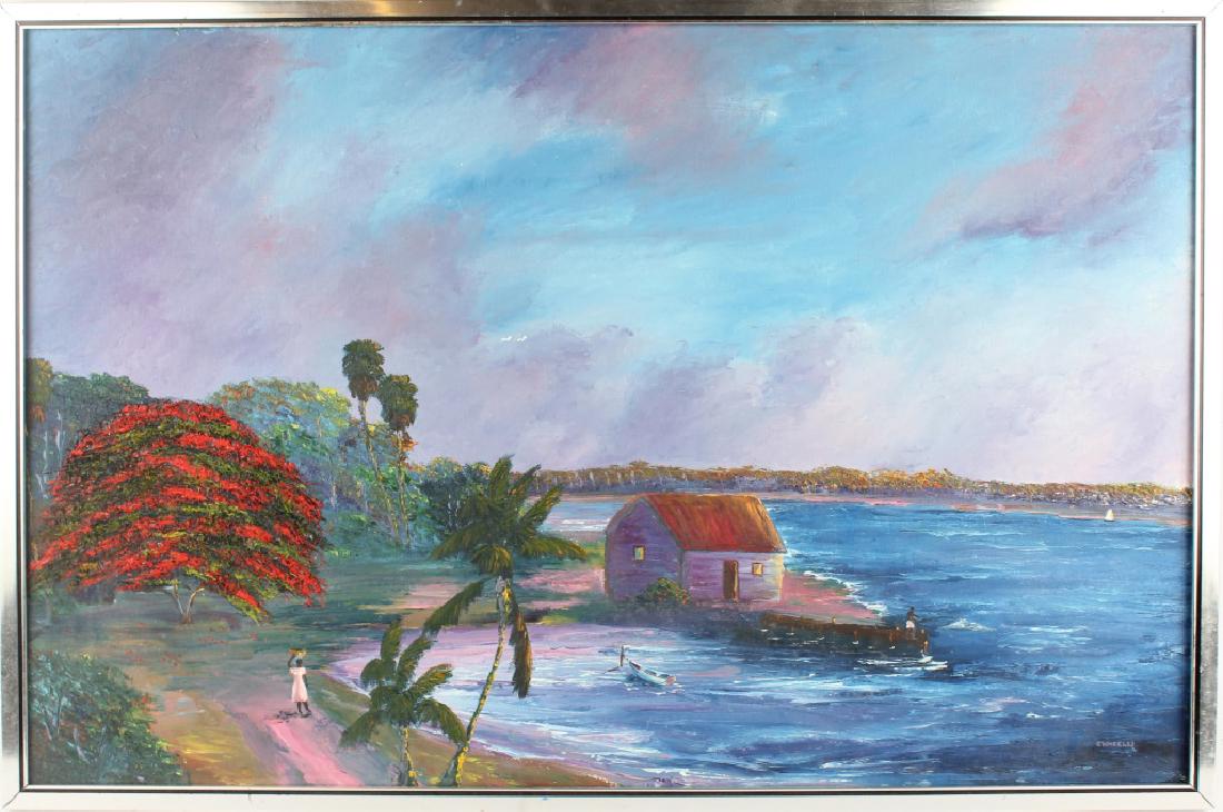 CHICO WHEELER HIGHWAYMEN PAINTING WOMAN & WATER (1 of 4)