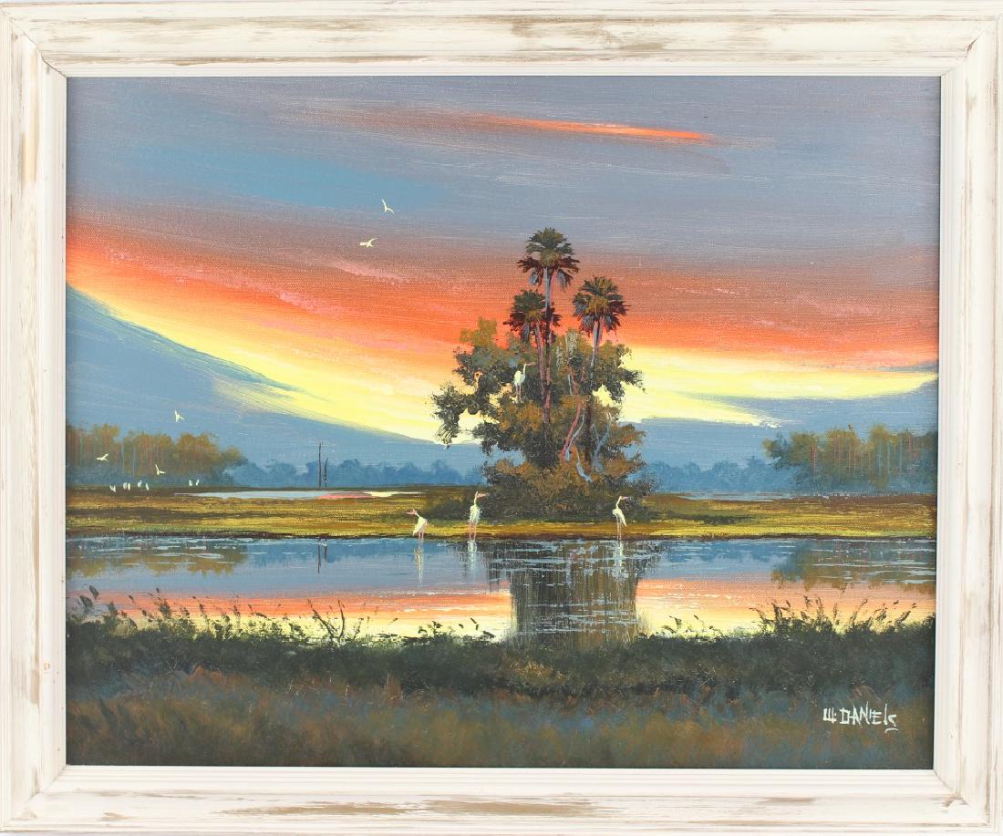 WILLIE DANIELS HIGHWAYMEN SUNSET WETLAND OIL (1 of 4)