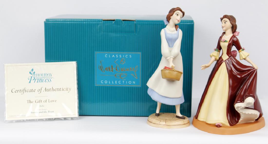 CLASSIC WALT DISNEY COLLECTION - BELLE FIGURINES: CLASSIC WALT DISNEY COLLECTION - BELLE FIGURINES Walt Disney's Classic Collection figurines. From Beauty and the Beast "Dreaming of a Great Wide Somewhere" marked with Feather. Issue 150. Made in 2001