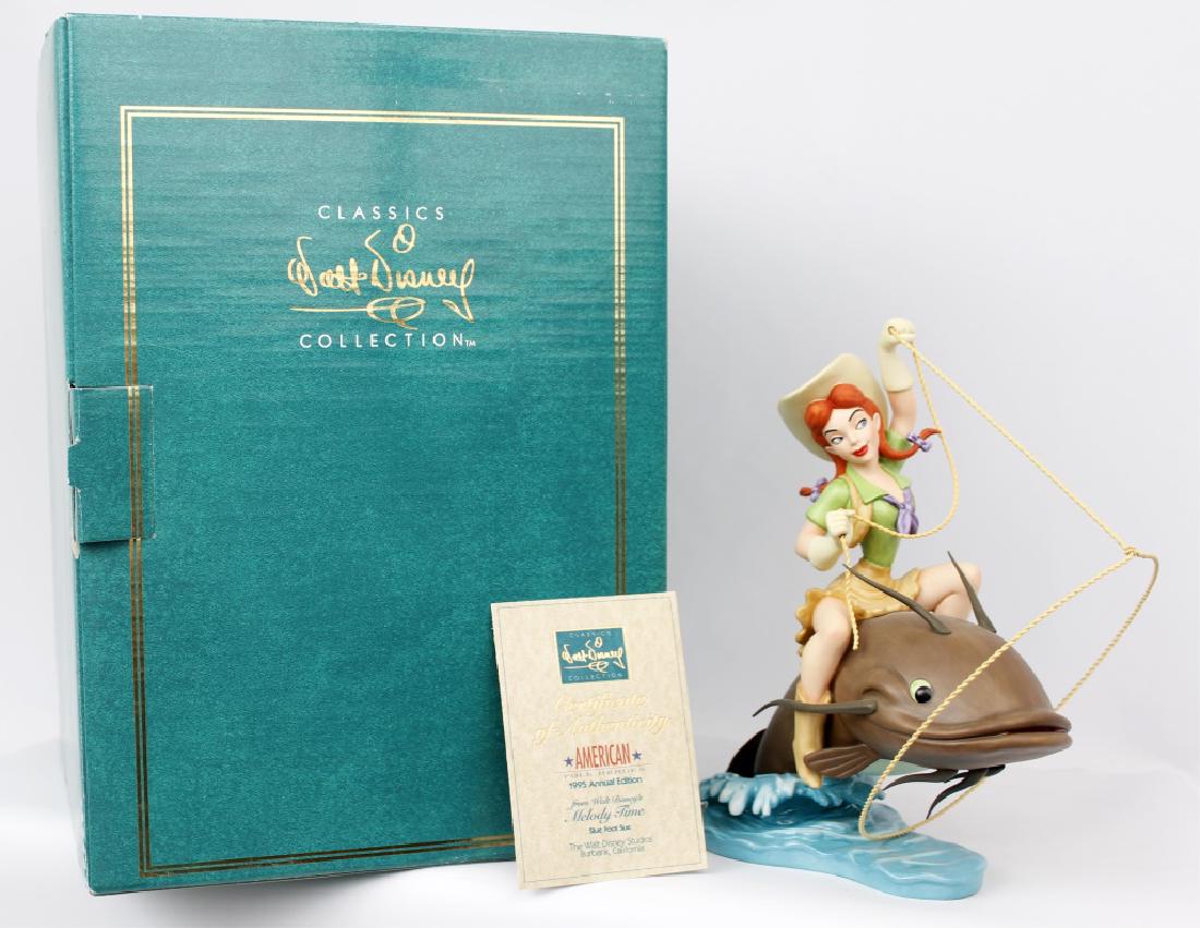 CLASSIC WALT DISNEY COLLECTION - MELODY TIME: CLASSIC WALT DISNEY COLLECTION - MELODY TIME Walt Disney's Classic Collection figurine. From Melody Time/ American Folk Heroes, titled "Slue Foot Sue" Marked with the Trowel, 1995. Issue 695, Disney n