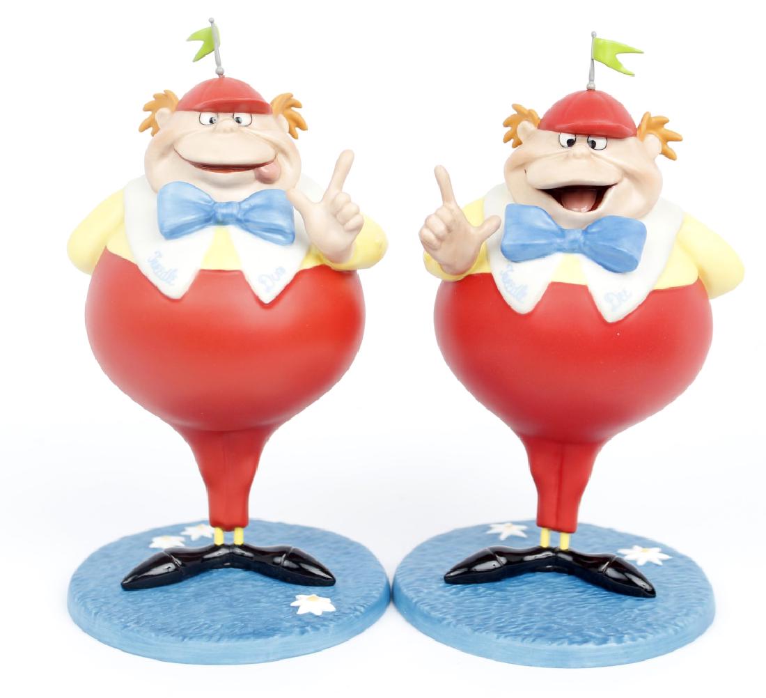 CLASSIC WALT DISNEY COLLECTION - ALICE WONDERLAND: CLASSIC WALT DISNEY COLLECTION - ALICE WONDERLAND Walt Disney's classic collection of figurines. "Riddles 'n' Rhymes." and "Puzzles 'n' Poems" Marked with butterfly, issue 195. Made in 2001 Disney Num