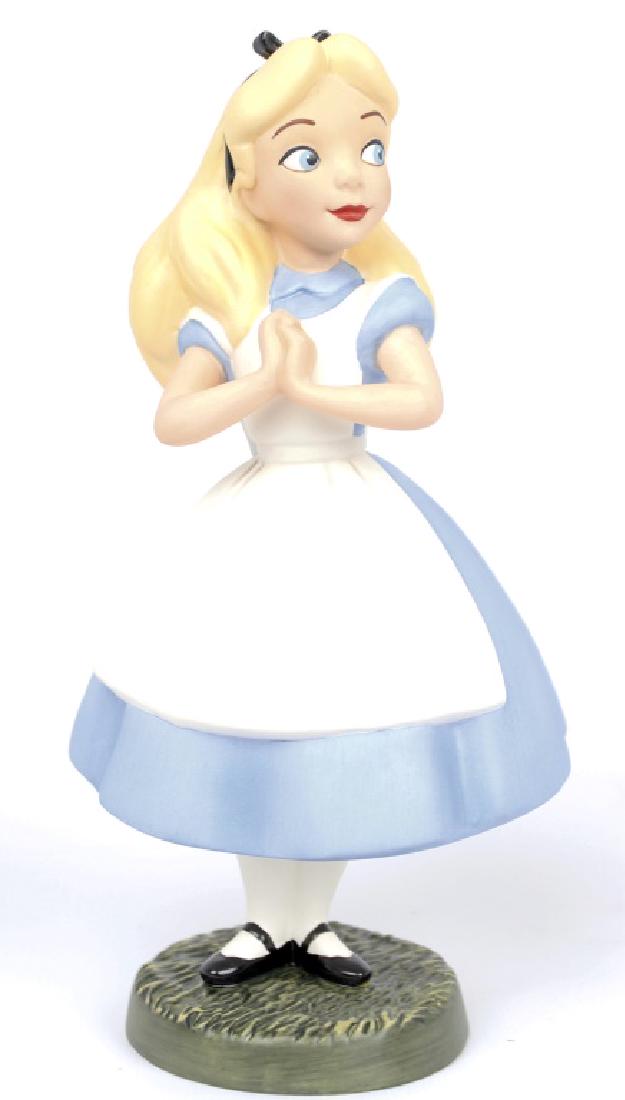 CLASSIC WALT DISNEY COLLECTION - ALICE WONDERLAND: CLASSIC WALT DISNEY COLLECTION - ALICE WONDERLAND Walt Disney's classic collection of figurines."Yes, Your Majesty." Marked with Pickax, issue 145 Disney Number 11K414410. Made in 2001. Alice. Include