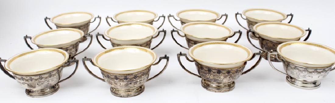 LENOX STERLING TEA SERVICE SET OF 12 (1 of 6)
