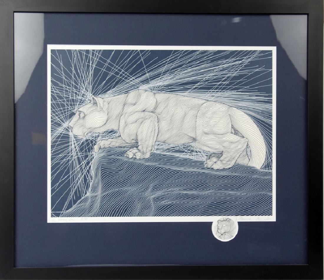 GUILLAUME AZOULAY SILKSCREEN NITTANY LION (1 of 4)