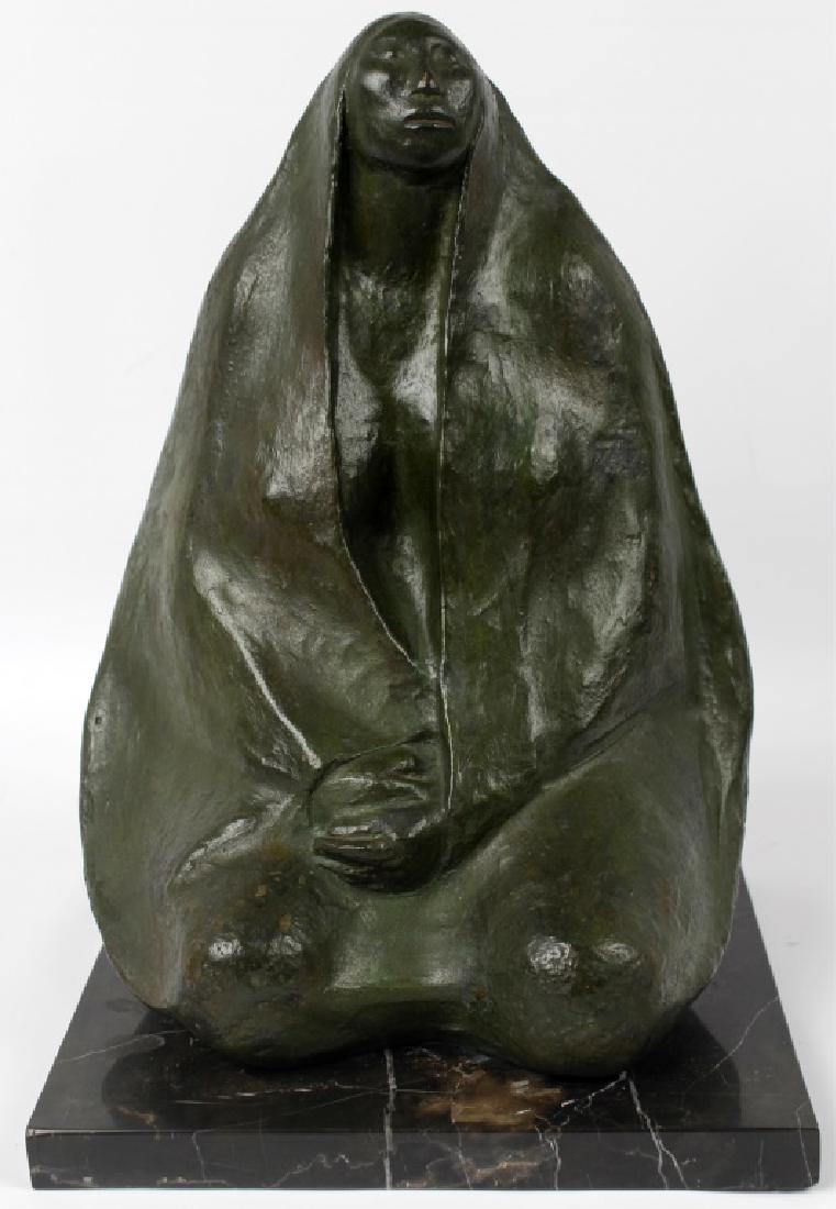 JORGE LUIS CUEVAS BRONZE SCULPTURE "FLECHA" (1 of 3)