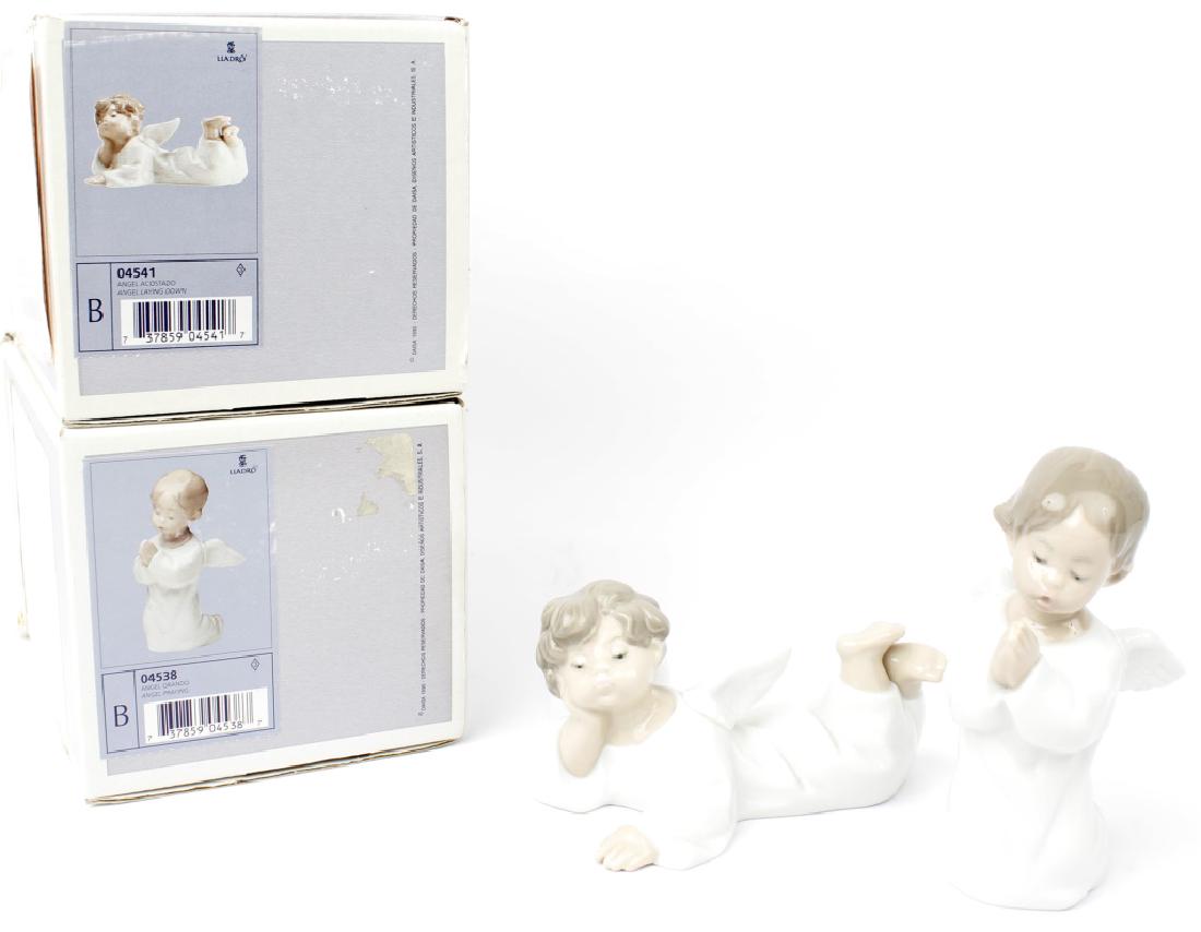LLADRO PORCELAIN ANGEL FIGURINES - LOT OF 2 (1 of 4)