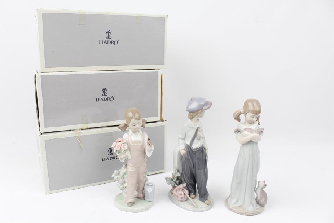 LLADRO PORCELAIN FIGURINES - LOT OF 3 (1 of 6)