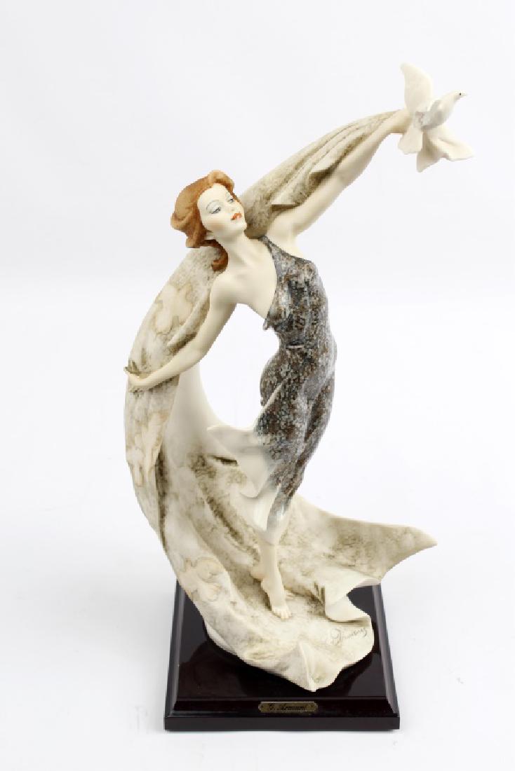 GIUSEPPE ARMANI FIGURINE ASCENT: GIUSEPPE ARMANI FIGURINE ASCENT Giuseppe Armani figurine titled "Ascent". Number 0866-C, Made in Italy. Size: 13"