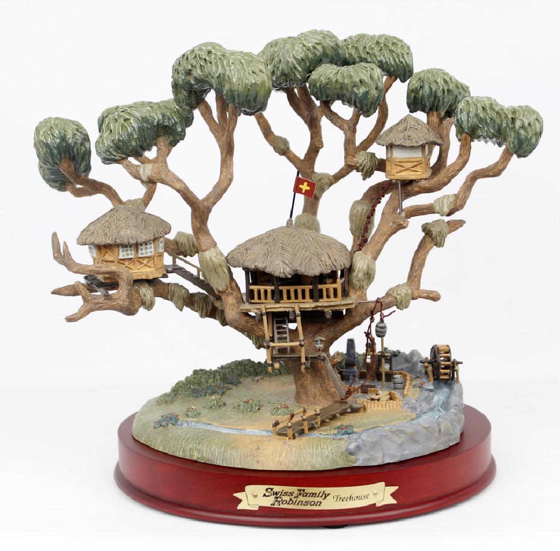 CLASSIC WALT DISNEY COLLECTION - TREEHOUSE: CLASSIC WALT DISNEY COLLECTION - TREEHOUSE Walt Disney's Classic Collection figurine. from Swiss Family Robinson titled "Swiss Family Robinson Tree House". Marked with the Crown issue 225. Limited edi