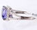LADIES PLATINUM 4.44 CT TANZANITE & DIAMOND RING - 2