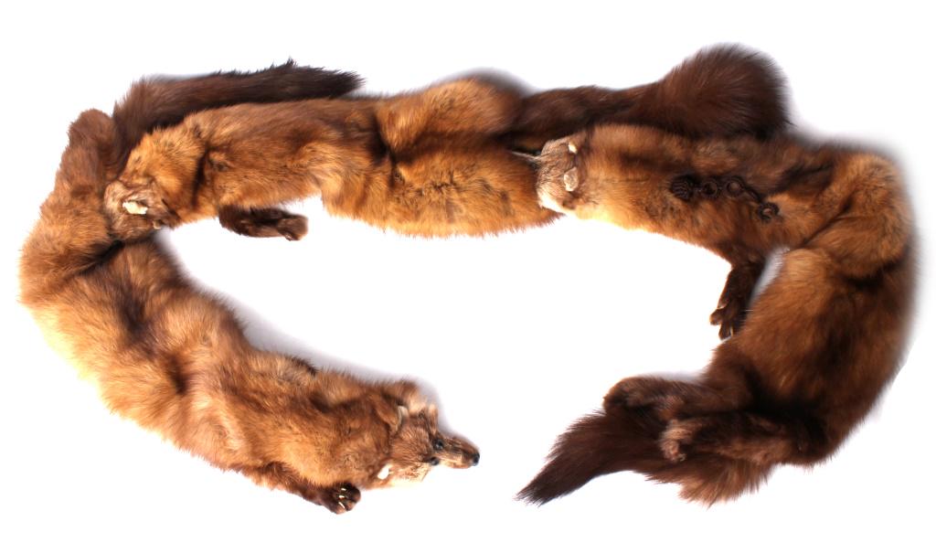 DUPLERS VINTAGE MINK / MARTEN REAL FUR SCARF: DUPLERS VINTAGE MINK / MARTEN REAL FUR SCARFDuplers vintage mink or marten real fur scarf. Scarf Very fine