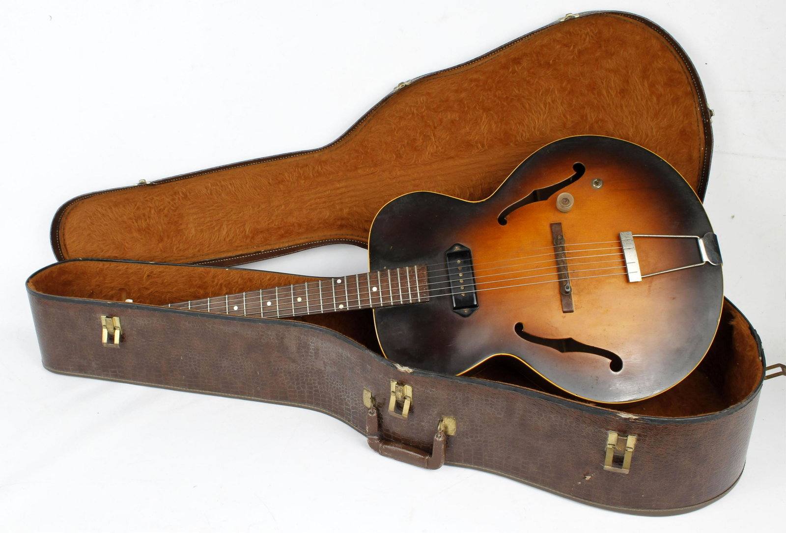 1949 GIBSON L45 GUITAR: 1949 Gibson L45 Guitar in original case. Condition: Very Fine.