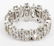 LADIES PLATINUM & DIAMOND MARQUISE ETERNITY BAND - 4