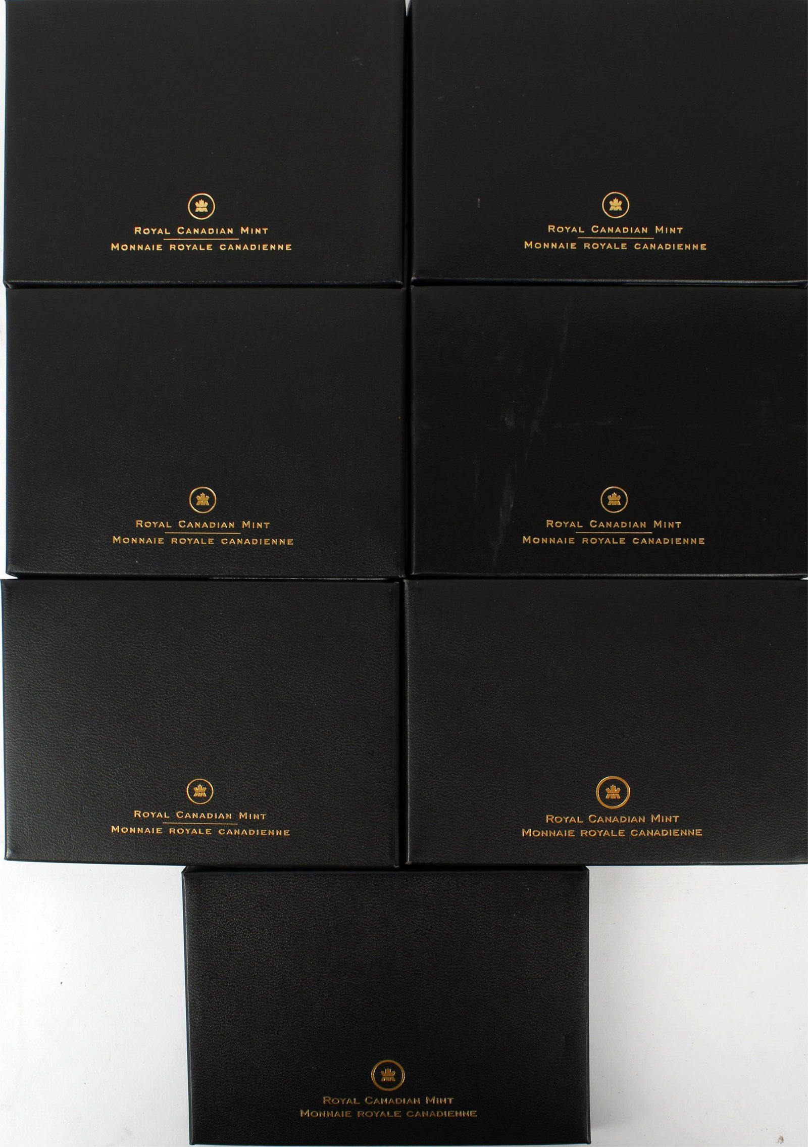 ROYAL CANADIAN MINT $20 SILVER COMMEMS: 7 Royal Canadian mint $20 commemorative 1 oz silver coins to include 2005 Toronto Island, 2006 Pen Growth Saddle Dome, 2006 CN Tower, 2006 Notre Dame Basilica, 2006 Tall Ship Ketch, 2005 Tall ship 3 M