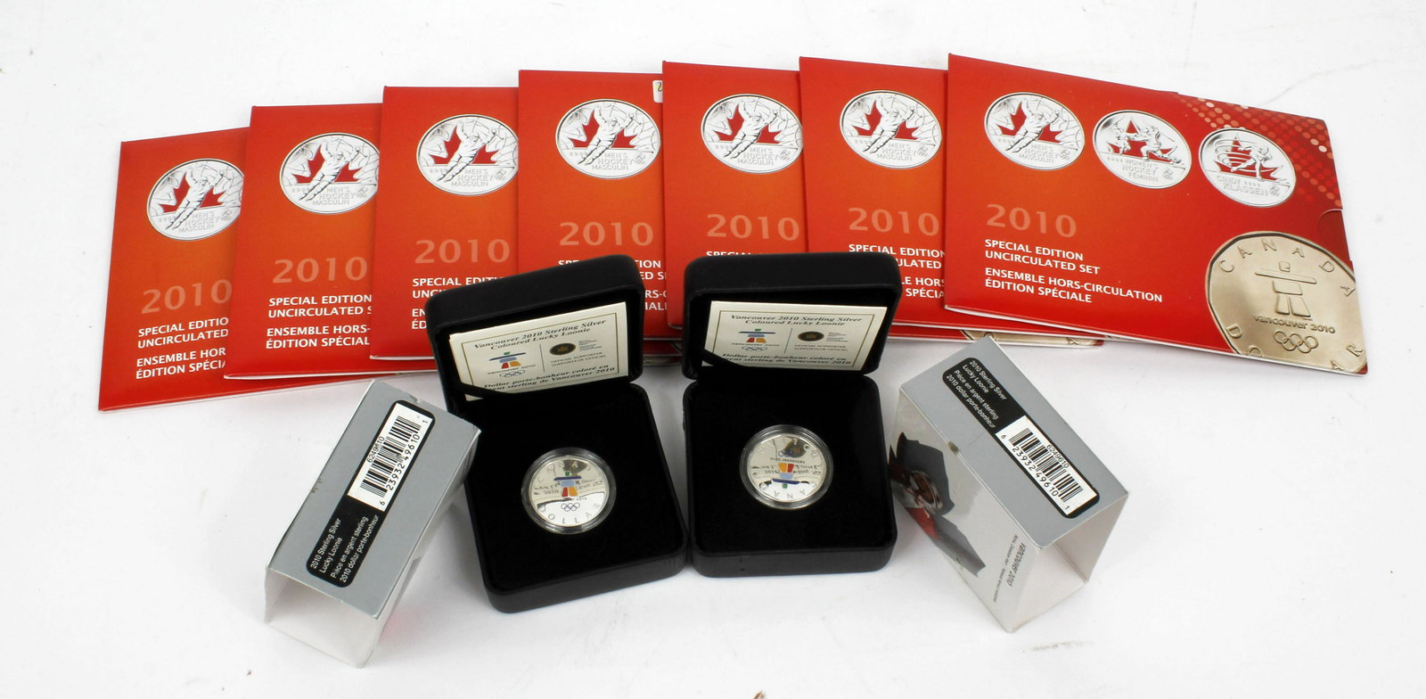2010 ROYAL CANADIAN MINT VANCOUVER OLYMPICS SETS (1 of 4)