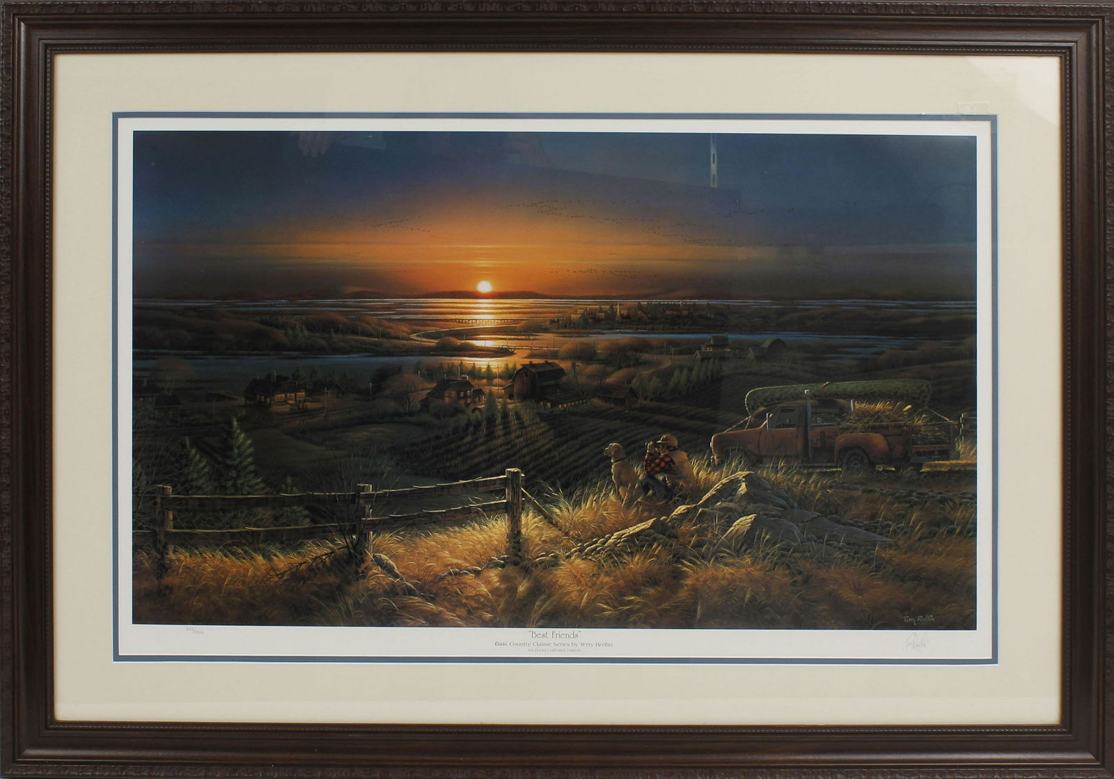 TERRY REDLIN SIGNED "BEST FRIENDS" LITHOGRAPH (1 of 7)