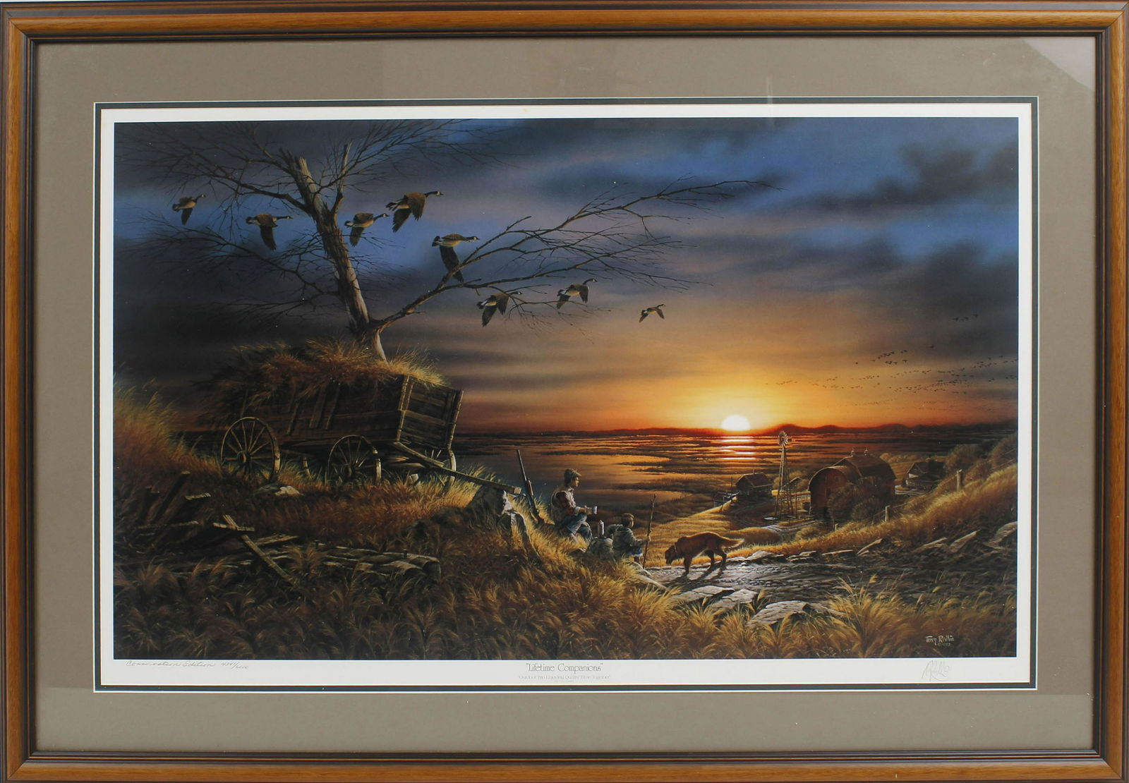 TERRY REDLIN SIGNED "LIFETIME COMPANIONS" LITHO (1 of 6)
