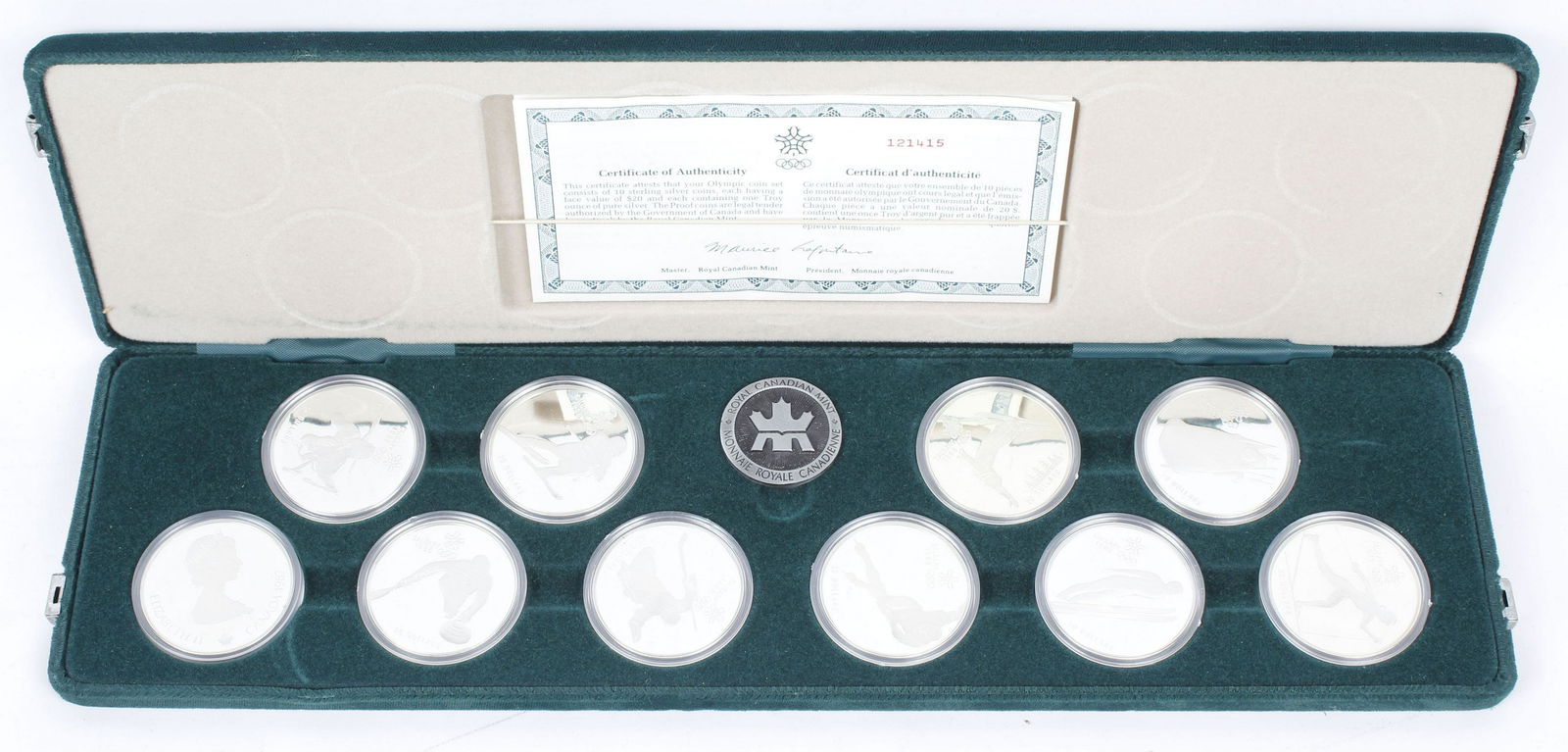 CANADIAN WINTER OLYMPICS COIN SET (1 of 3)