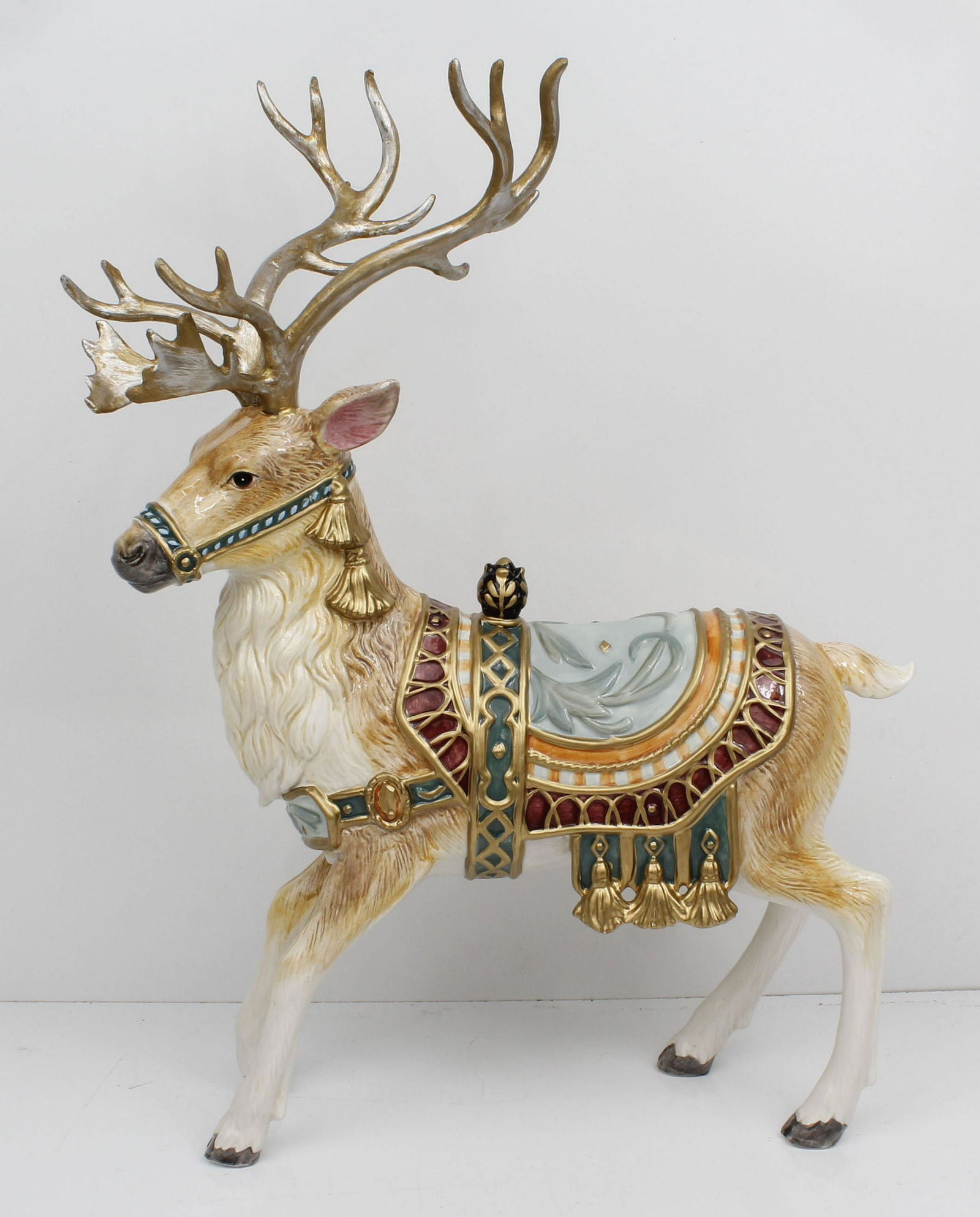 FITZ AND FLOYD DEER FIGURINE IN BOX (1 of 3)