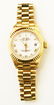 LADIES 18K GOLD ROLEX PRESIDENT WRISTWATCH - 3