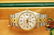 MENS 14K GOLD & STAINLESS ROLEX JUBILEE WATCH - 5