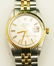 MENS 14K GOLD & STAINLESS ROLEX JUBILEE WATCH - 6
