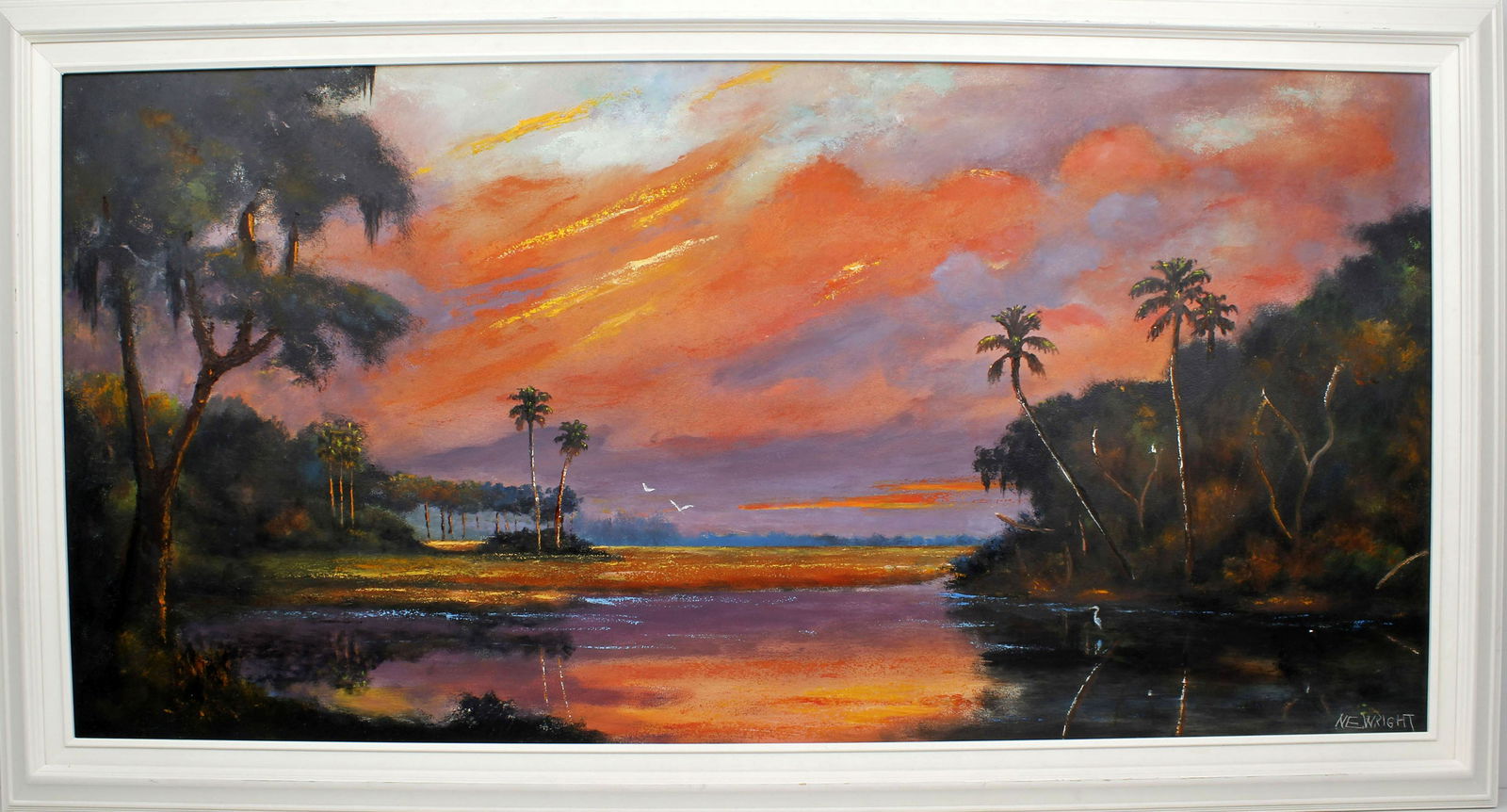 NORMAN NE WRIGHT FLORIDA HIGHWAYMEN STYLE PAINTING (1 of 4)