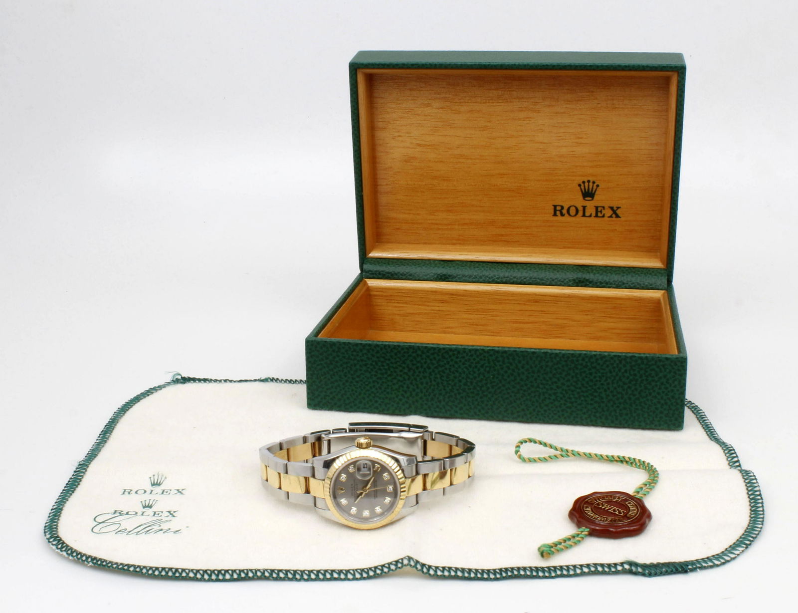 LADIES ROLEX TWO TONE OYSTER REF 179173 (1 of 5)