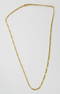 14K YELLOW GOLD FIGARO CHAIN 16"