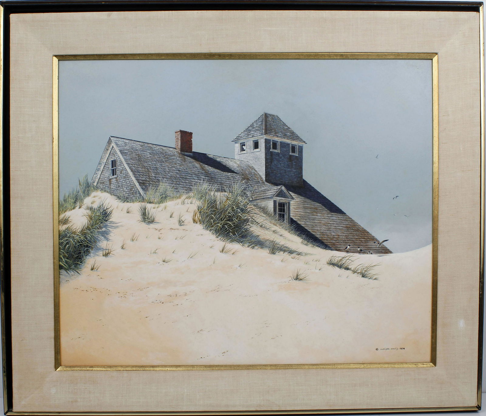 WELLINGTON WARD JR CAPE COD DUNES OIL PAINTING (1 of 4)
