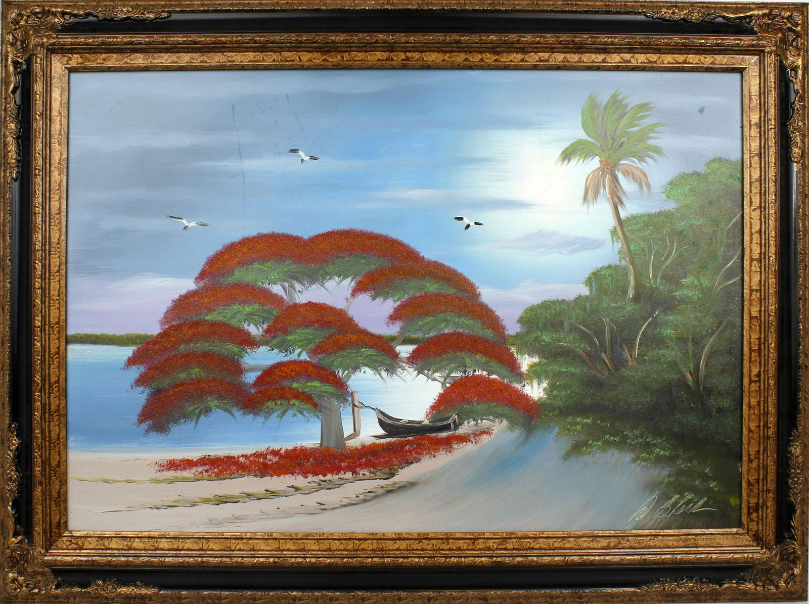 AL BLACK FLORIDA HIGHWAYMEN ROYAL POINCIANA BEACH (1 of 4)