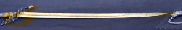 CIVIL WAR 1850 STAFF & FIELD OFFICERS SWORD: CIVIL WAR 1850 STAFF & FIELD OFFICERS SWORD Model 1850 Staff & Field Officer's Sword. Guard and pommel of detailed cast brass, finely chased. Plain blade. Some wear and deterioration. Fair. Condition: