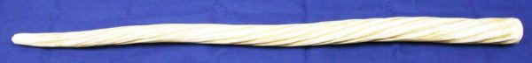 19TH CENTURY NARWHAL TUSK: 19TH CENTURY NARWHAL TUSK A Narwhal Tusk 19th century, with good patina. The tip with some damage. Size: 22" Condition: GC EST. $500-1000