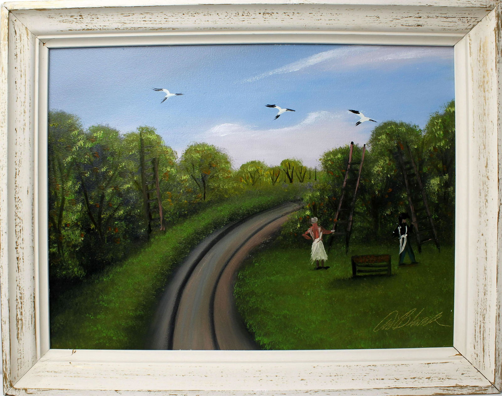 AL BLACK FLORIDA HIGHWAYMEN ORANGE GROVE SCENE (1 of 4)