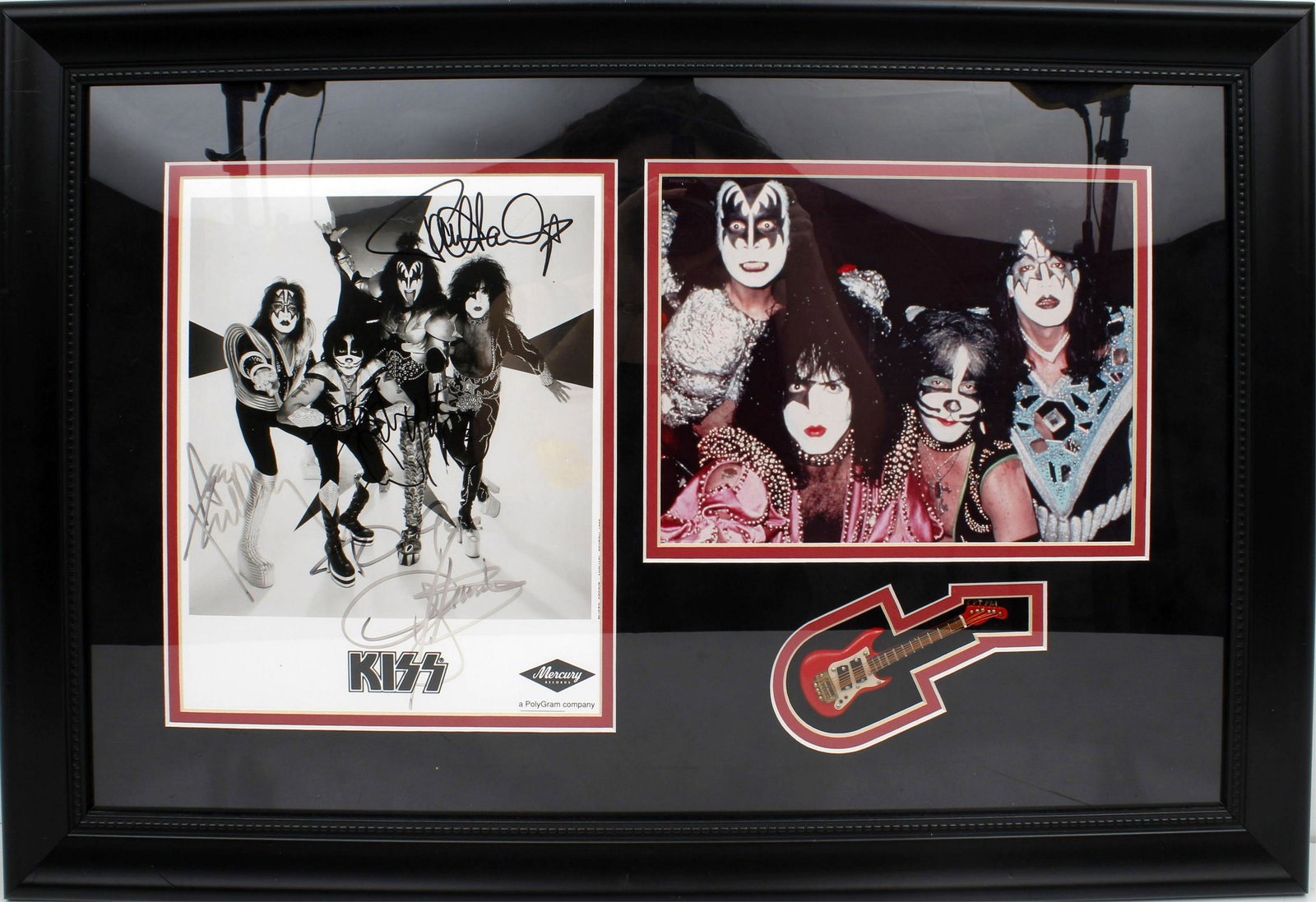 AUTOGRAPHED KISS PHOTO WITH COA CAESARS (1 of 3)