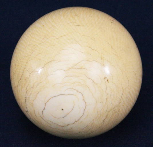 Antique Elephant Ivory Billiard Ball