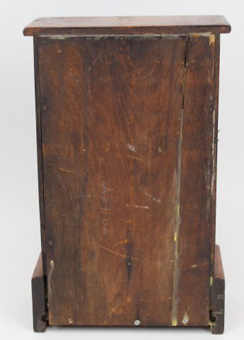 ANSONIA BRASS CO LIGHT WOOD MANTLE CLOCK - 2